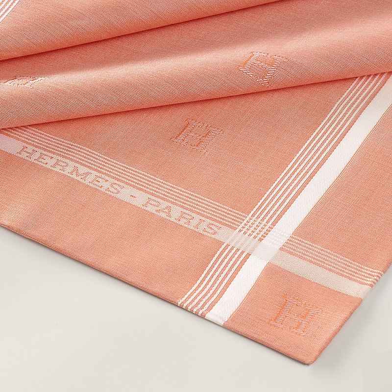 ハンカチーフ ジャカード 《Hレリーフ》 | Hermès - エルメス-公式サイト